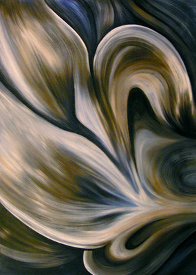 Untitled #4  oil on stretched cotton 42" x 30"